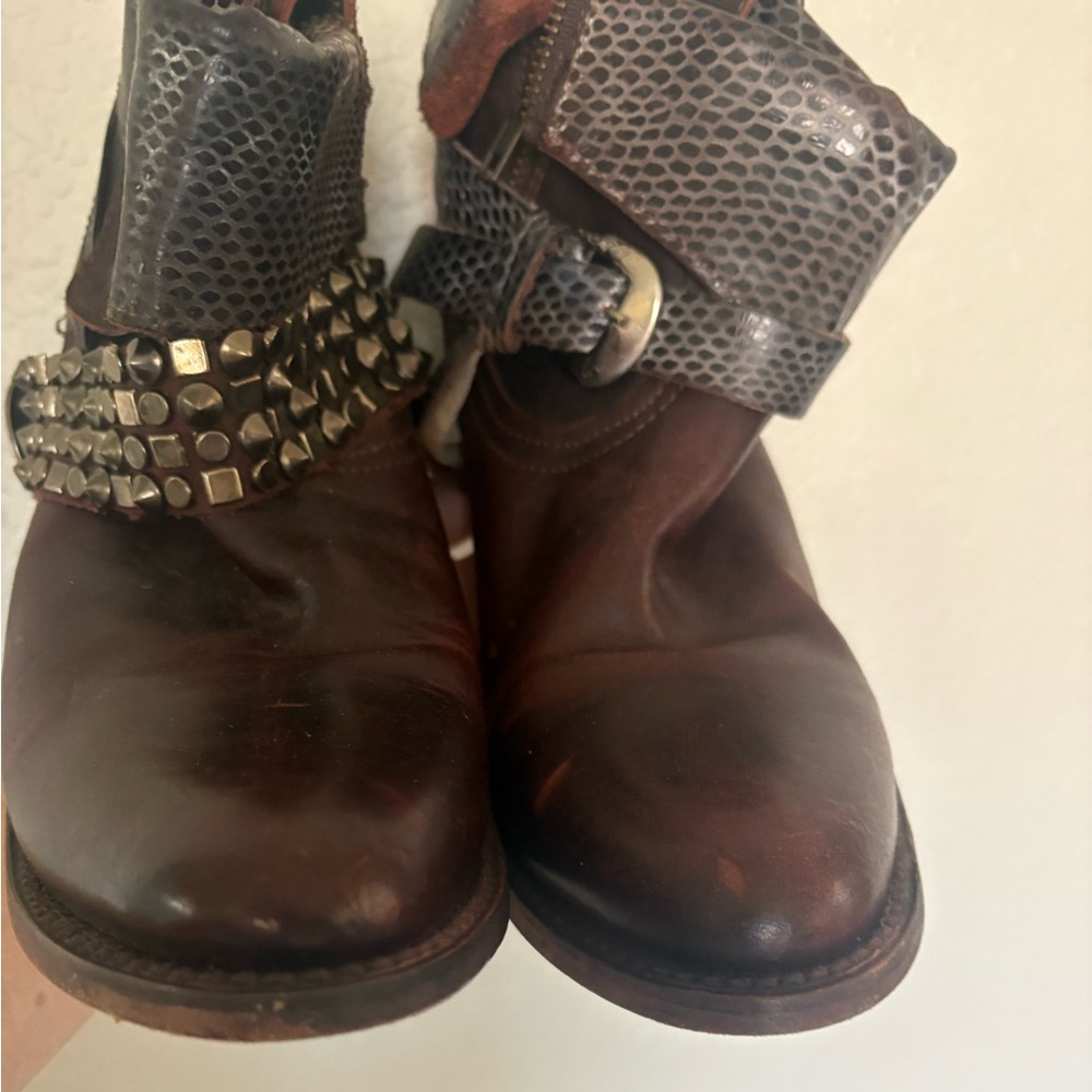 FREEBIRD by Steven Shena Ankle Boot Bootie Sz 10 - Picture 10 of 12